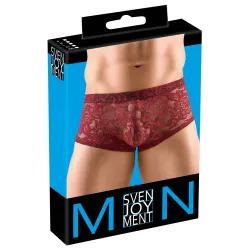Svenjoyment Boxer Dentelle FLINO Bordeaux